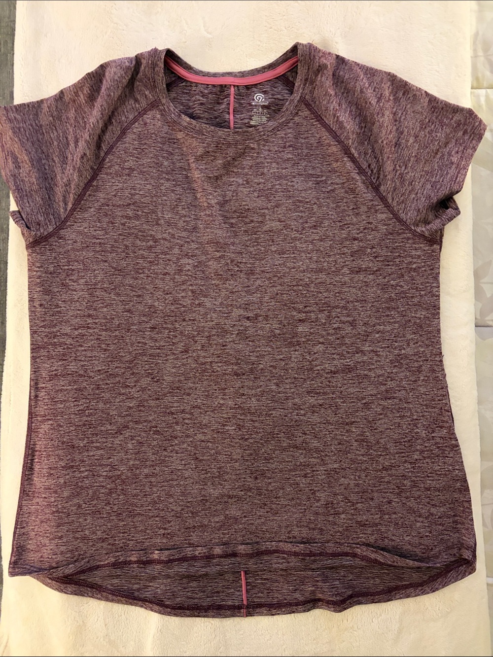 Champion Performance Heathered Purple Short-Sleeve Tee